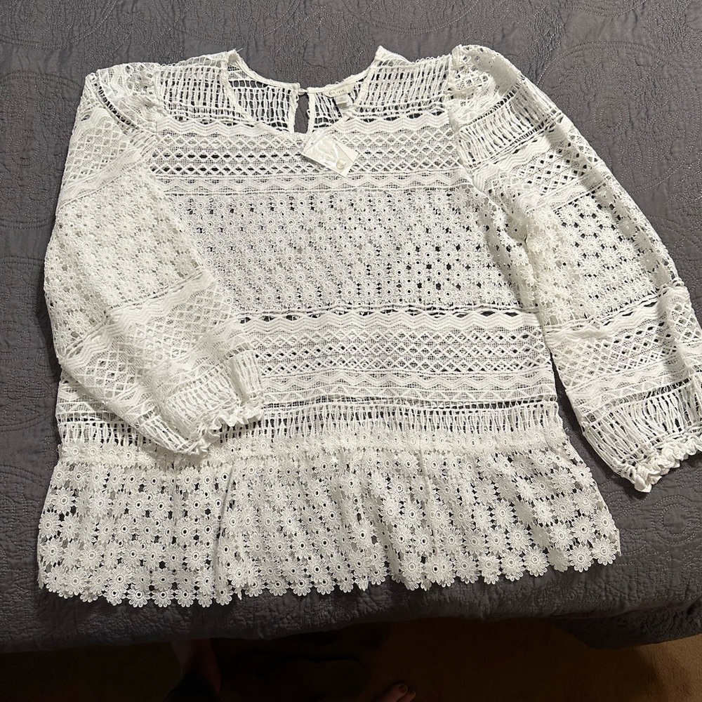 NWT white tunic